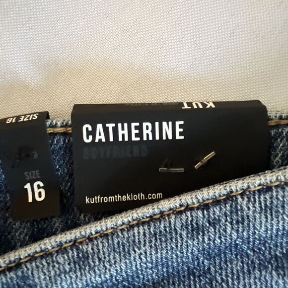 NWT KUT From The Kloth Women 16 Catherine Boyfriend Jean Color Descendant - Picture 9 of 15